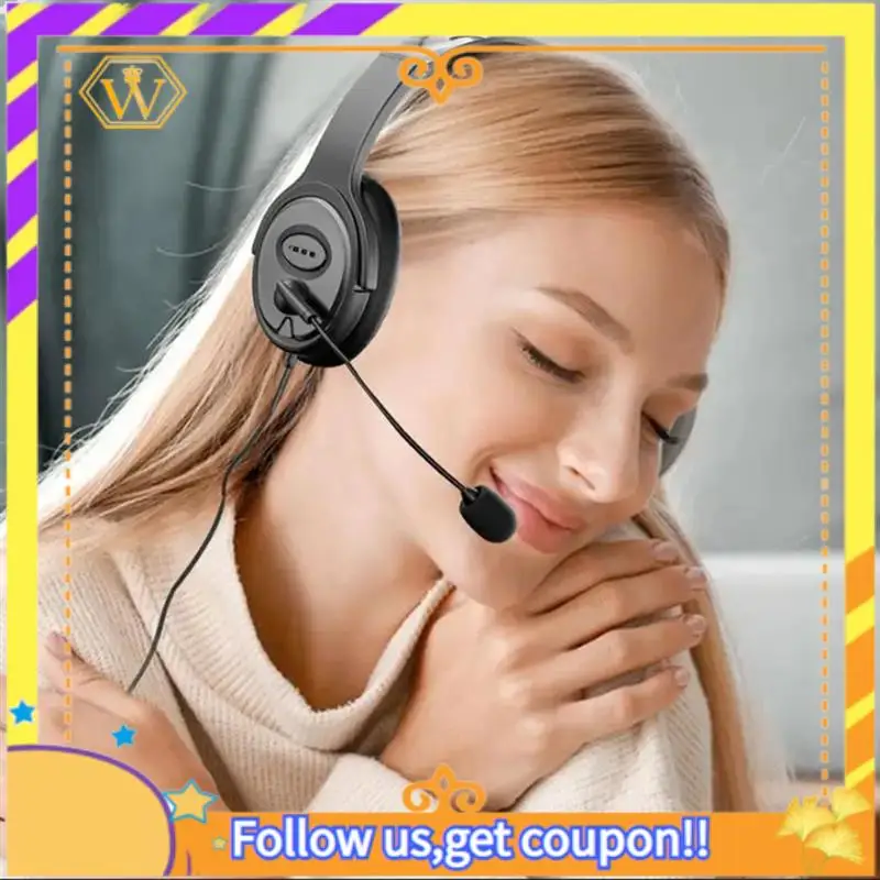 Computer Teaching Telephone Headset With Microphone Type-C For Zoom Skype Office Call Center 1Set
Computer Teaching Telephone Headset With Microphone Type-C For Zoom Skype Office Call Center 1Set
