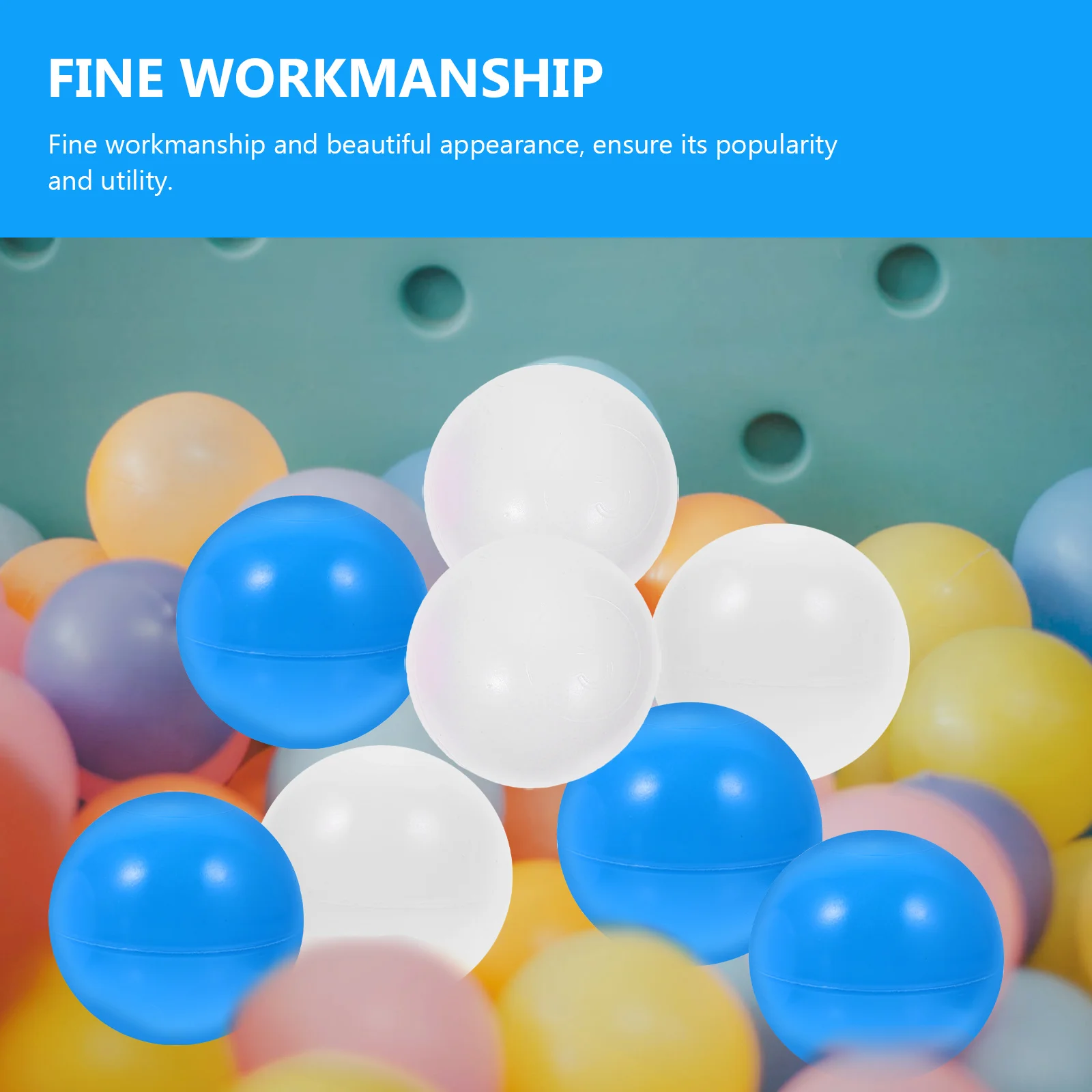 Ocean Ball Pool Toy Balls Developmental Toys Children or Amusement Park Playthings
Ocean Ball Pool Toy Balls Developmental Toys Children or Amusement Park Playthings