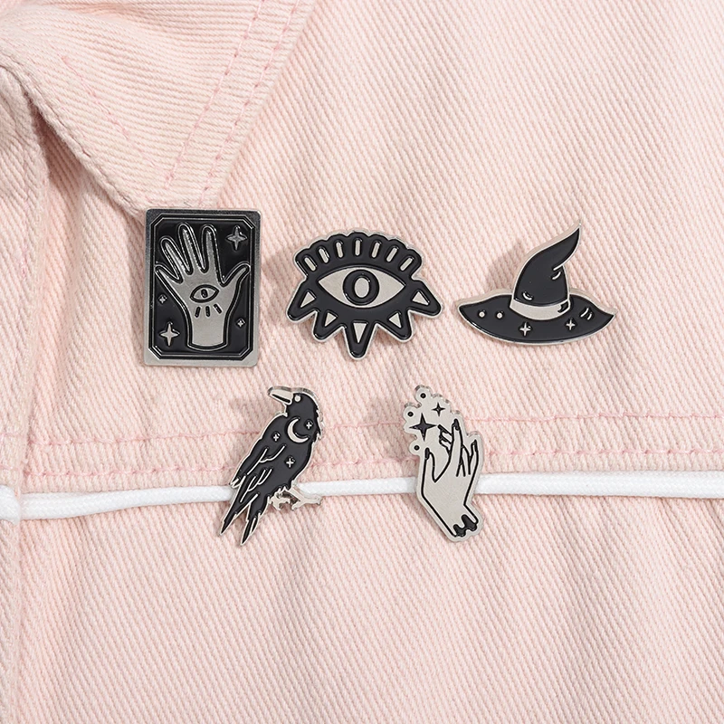 Magic Hat Hand Eyes Enamel Pins Halloween Punk Decorative Accessories Backpack Lapel Badge Metal Brooches Gift for Kids Friends
Magic Hat Hand Eyes Enamel Pins Halloween Punk Decorative Accessories Backpack Lapel Badge Metal Brooches Gift for Kids Friends