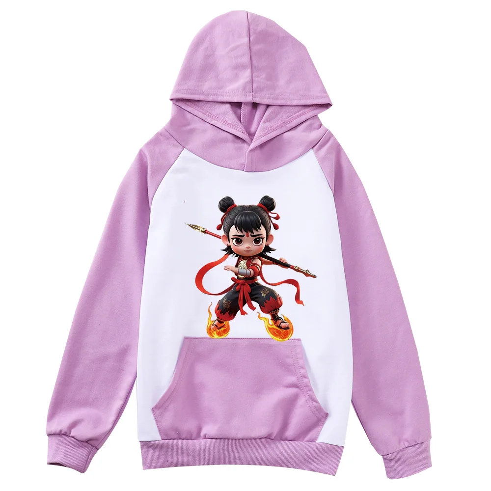 Chinese Moive Cartoon Nezha2 Clothes Kids Anime Ne Zha 2 Aobing Hoodie Boys Hooded Sweatshirts Girl Clothes Children's Clothing
Chinese Moive Cartoon Nezha2 Clothes Kids Anime Ne Zha 2 Aobing Hoodie Boys Hooded Sweatshirts Girl Clothes Children's Clothing