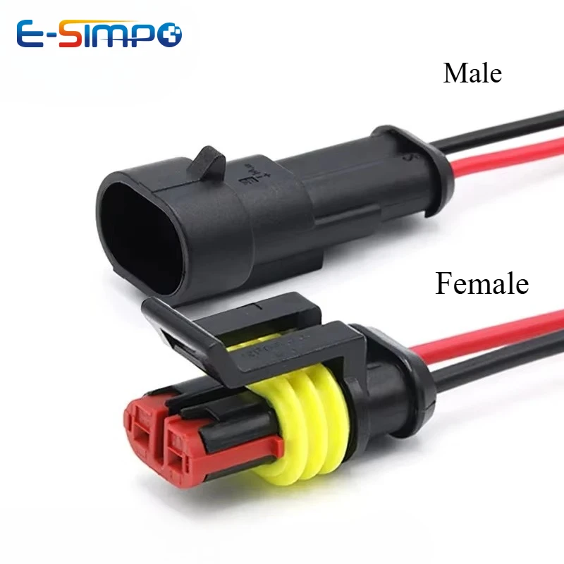20pc HID AMP Waterproof Automotive Plug Socket Mate Connector J7021 J7031-1.5 1/2/3/4-6P Female Male Car 15cm Cable Wire Harness
20pc HID AMP Waterproof Automotive Plug Socket Mate Connector J7021 J7031-1.5 1/2/3/4-6P Female Male Car 15cm Cable Wire Harness