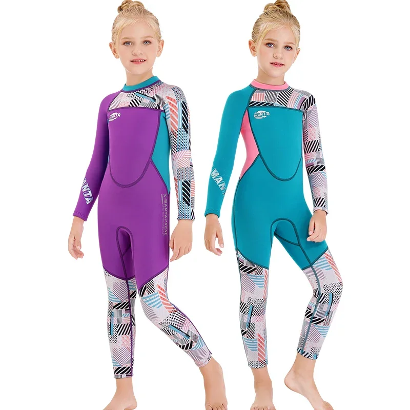 2.5MM Girls Swimwear Neoprene Wetsuits Diving Suits Long Sleeves One Pieces Full Body Wetsuit Surfing Swimwear Diving Kayak
2.5MM Girls Swimwear Neoprene Wetsuits Diving Suits Long Sleeves One Pieces Full Body Wetsuit Surfing Swimwear Diving Kayak