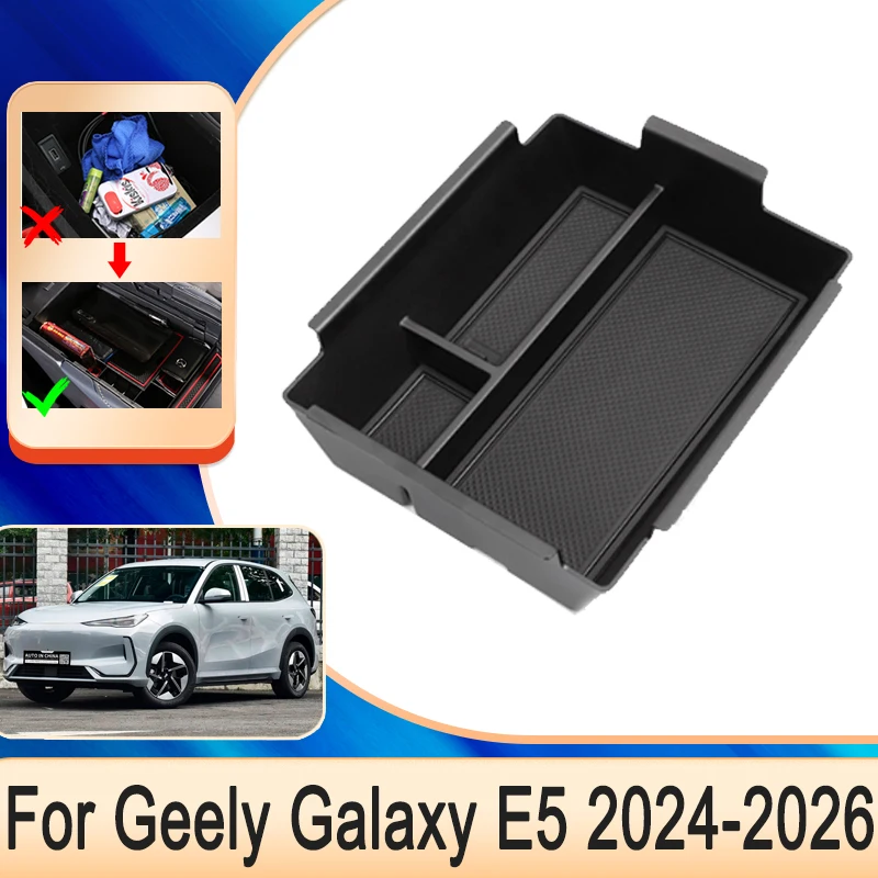 For Geely Galaxy E5 2024 2025 2026 EX5 Car Central Armrest Storage Box Mat Center Console Organizer Containers Tray Accessories
For Geely Galaxy E5 2024 2025 2026 EX5 Car Central Armrest Storage Box Mat Center Console Organizer Containers Tray Accessories