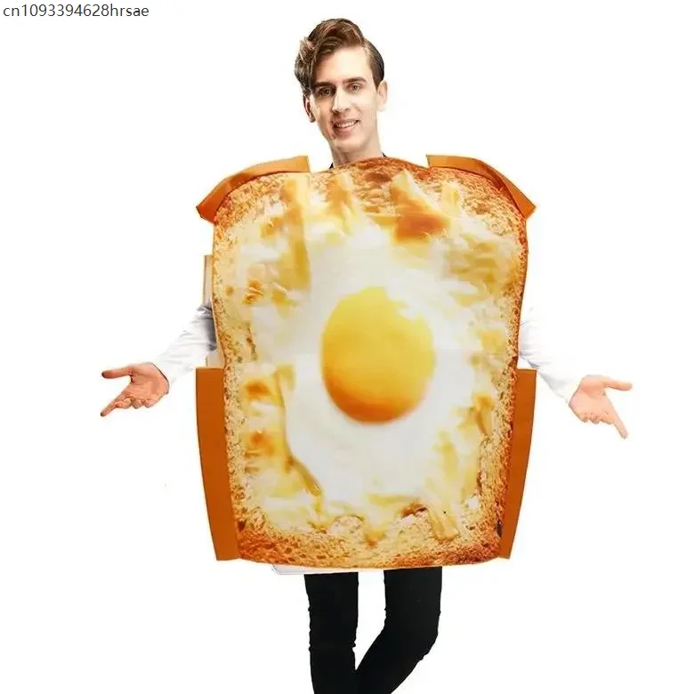 Halloween Funny Food Toast Sponge Cosplay Costumes for Adult Women Man Christmas Party Group Performance Matching Outfits
Halloween Funny Food Toast Sponge Cosplay Costumes for Adult Women Man Christmas Party Group Performance Matching Outfits