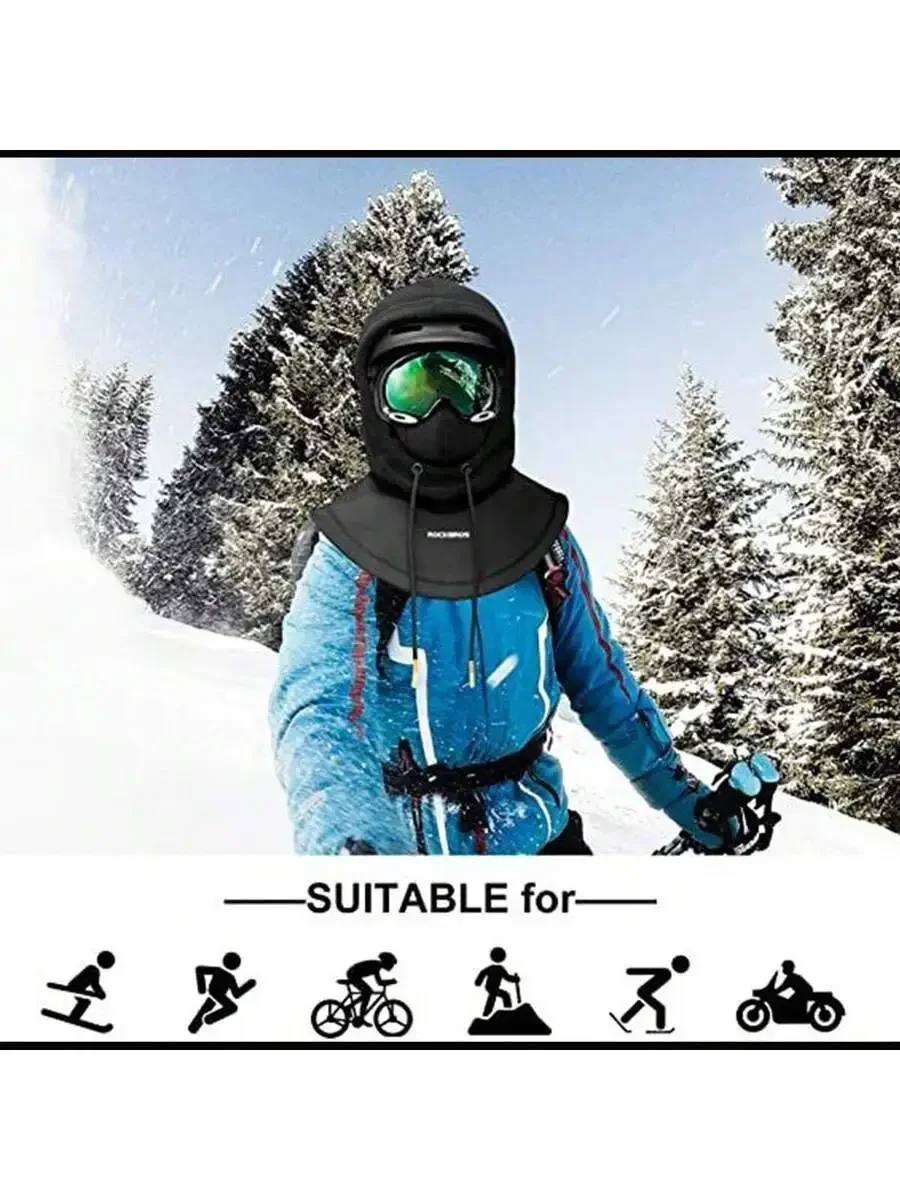 Thermal Fleece Ski Mask With Hat Cover For Cold Weather Winter Outdoor Sports
Thermal Fleece Ski Mask With Hat Cover For Cold Weather Winter Outdoor Sports