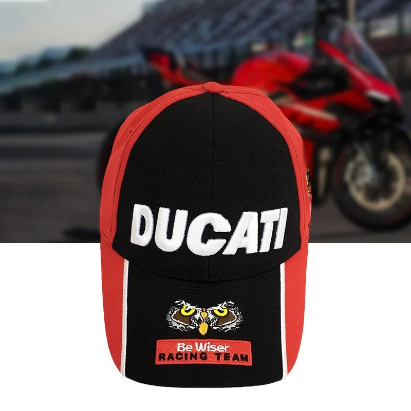 Motorcycle Baseball Caps Unisex Beach Sunscreen Hats Snapback Cap For Ducati Monster Panigale 748 749 999 1098 1199 1299 1198
Motorcycle Baseball Caps Unisex Beach Sunscreen Hats Snapback Cap For Ducati Monster Panigale 748 749 999 1098 1199 1299 1198