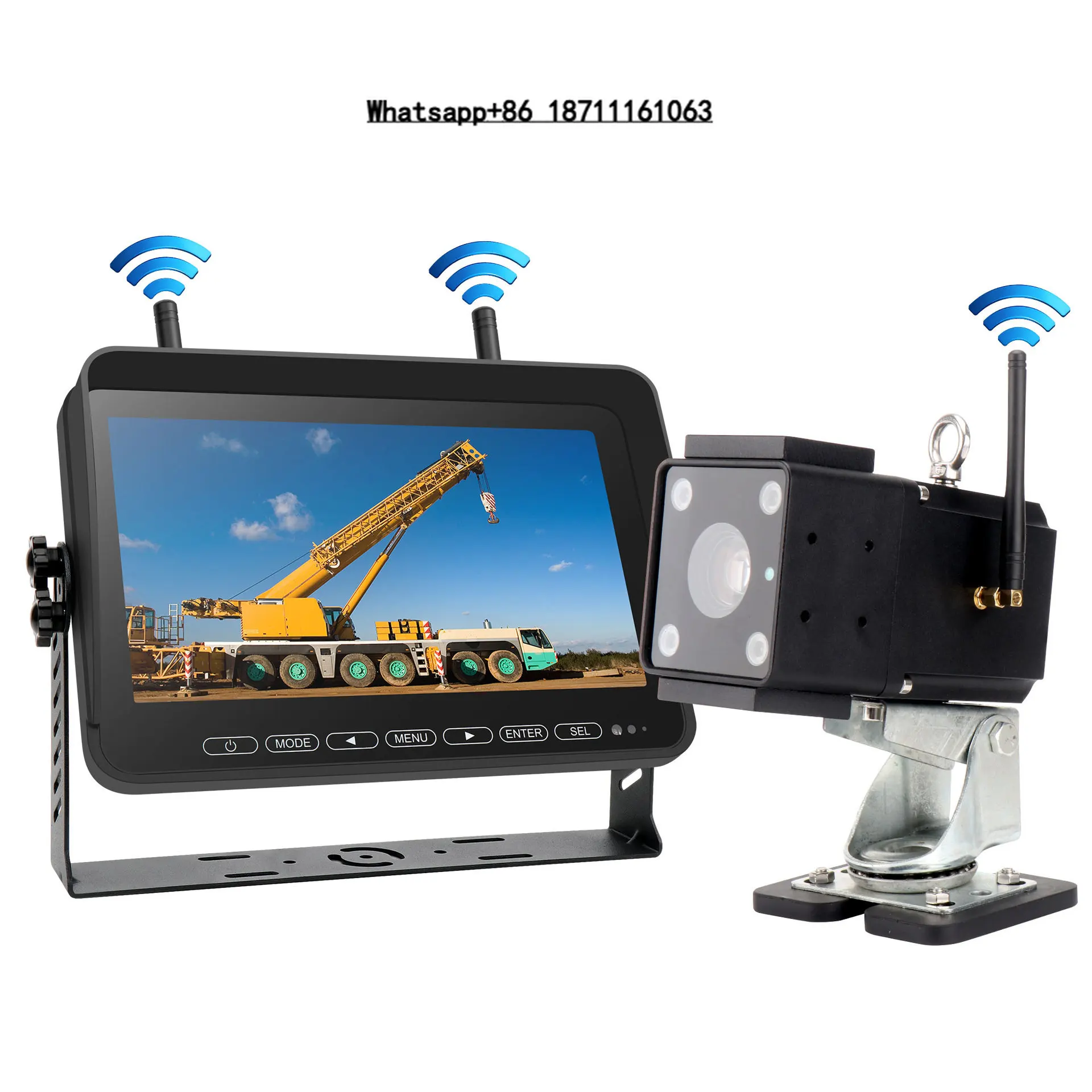 Wireless Car Mounted Hook Visualization Blind Spot Monitoring System Waterproof Universal for Crane Tower Crane Car
Wireless Car Mounted Hook Visualization Blind Spot Monitoring System Waterproof Universal for Crane Tower Crane Car