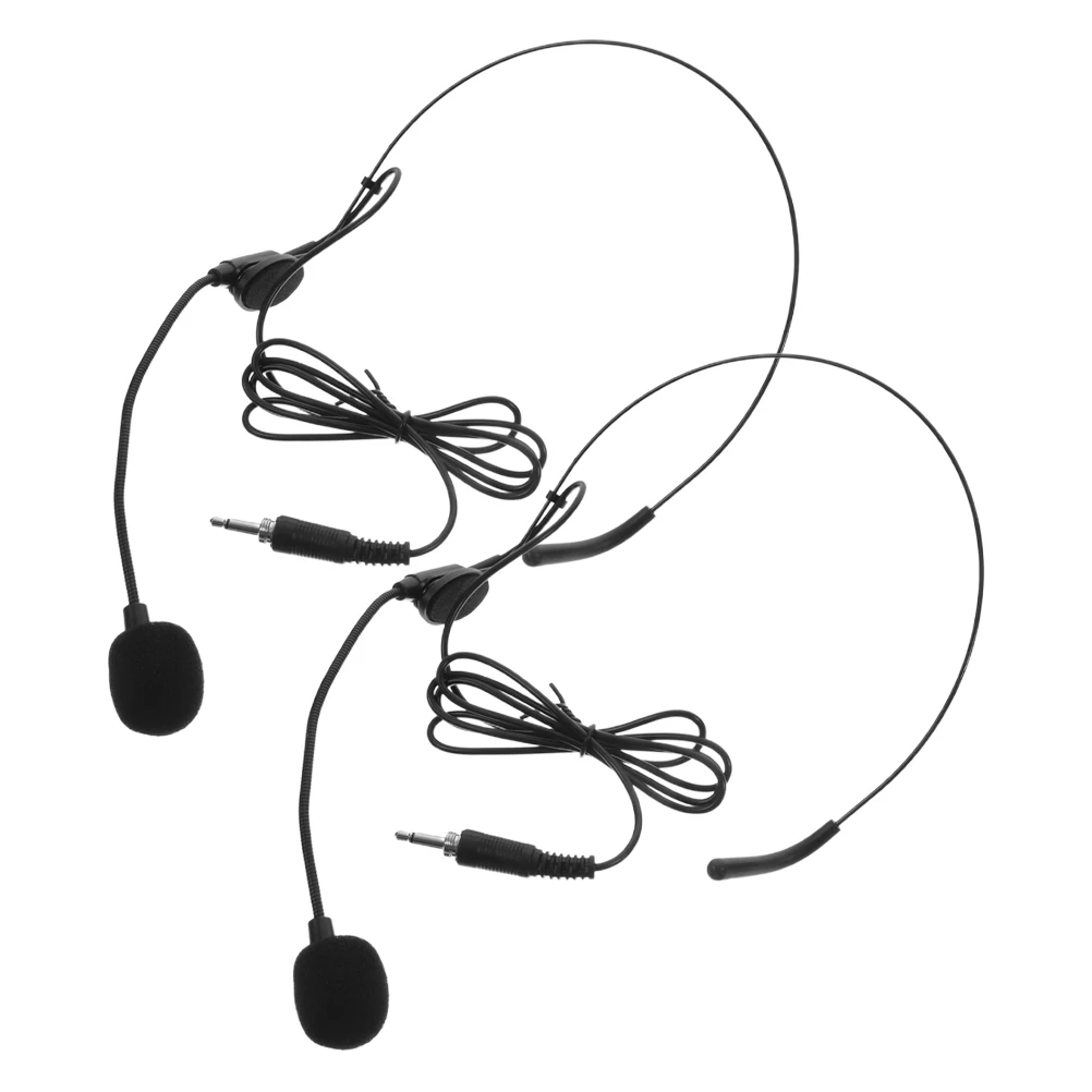 2Pcs Headset Microphone 35mm Wired Ear Mic for Teachers Lectures Speaking Singing Recording Stage Black Office Amplifier
2Pcs Headset Microphone 35mm Wired Ear Mic for Teachers Lectures Speaking Singing Recording Stage Black Office Amplifier