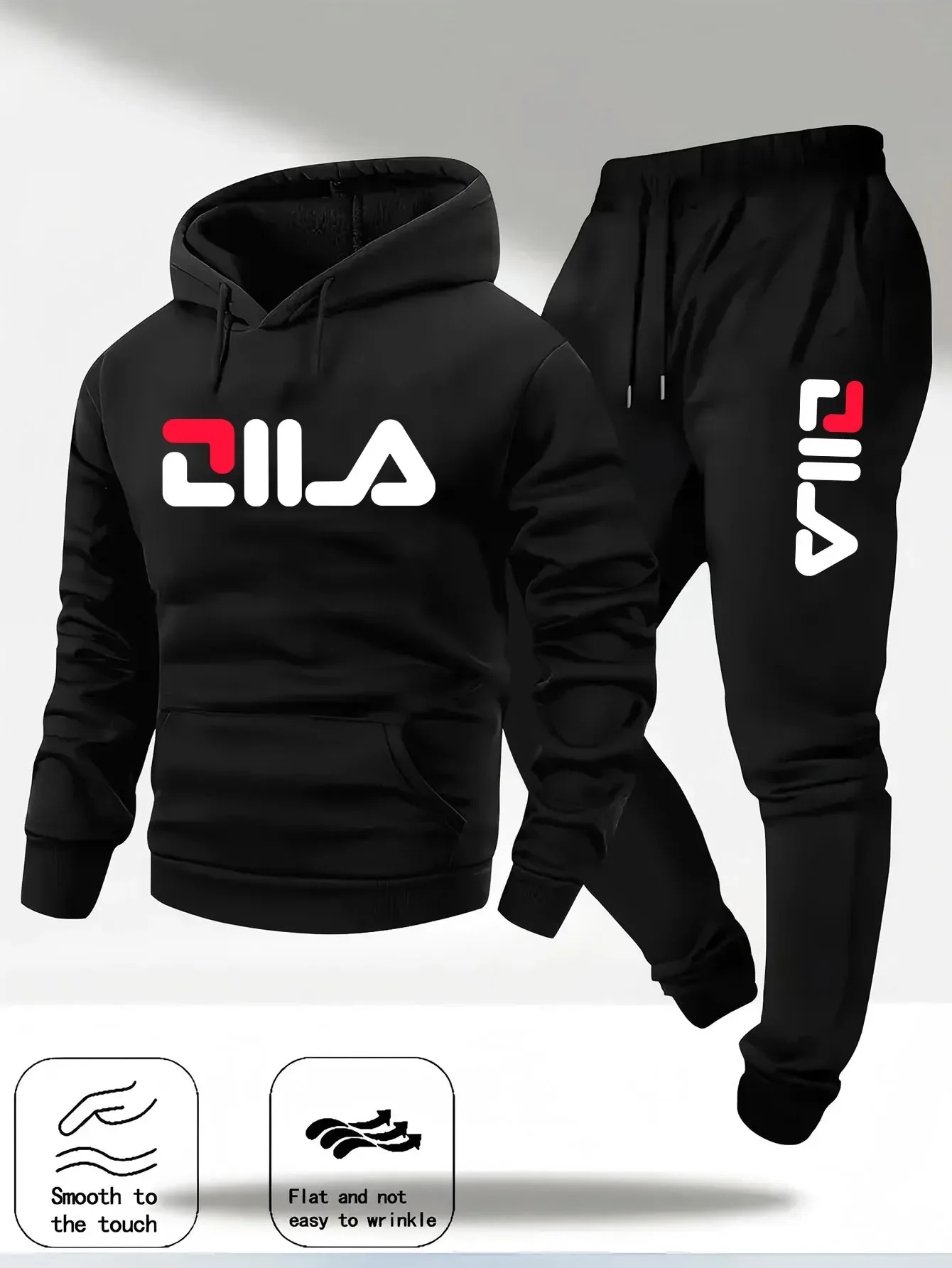 Spring and Autumn Men's Casual Suit Hooded Sweatshirt and Sweatpants 2-in-1 Comfortable Suit Suitable for Men and Women Hoodies
Spring and Autumn Men's Casual Suit Hooded Sweatshirt and Sweatpants 2-in-1 Comfortable Suit Suitable for Men and Women Hoodies