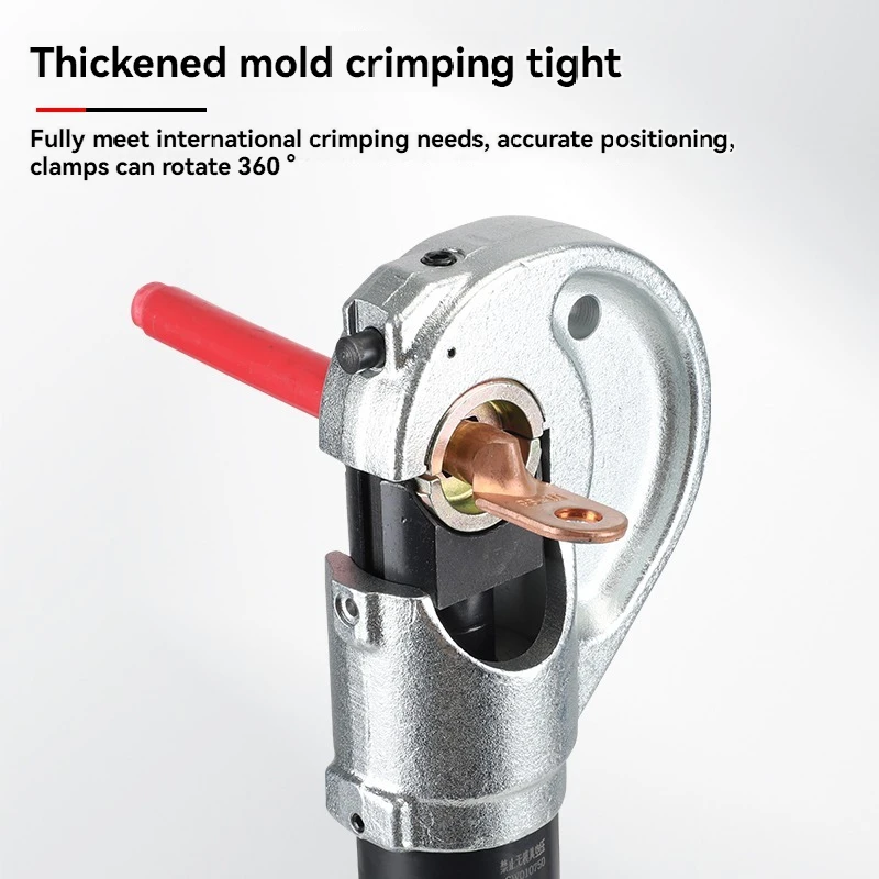 ES-300/400 Portable Cordless Hydraulic Clamp Lithium Battery Crimping Copper Aluminum Cable Terminal Crimping Tool
ES-300/400 Portable Cordless Hydraulic Clamp Lithium Battery Crimping Copper Aluminum Cable Terminal Crimping Tool