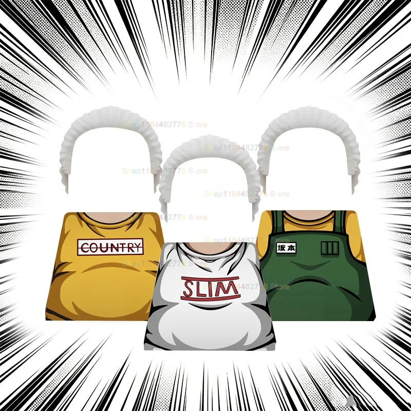 MOC Movie Cartoon Assemble Building Blocks Series T-shirt Boy Dolls Bricks Action Figures Accesssory Educational Toys Kids Gifts
MOC Movie Cartoon Assemble Building Blocks Series T-shirt Boy Dolls Bricks Action Figures Accesssory Educational Toys Kids Gifts