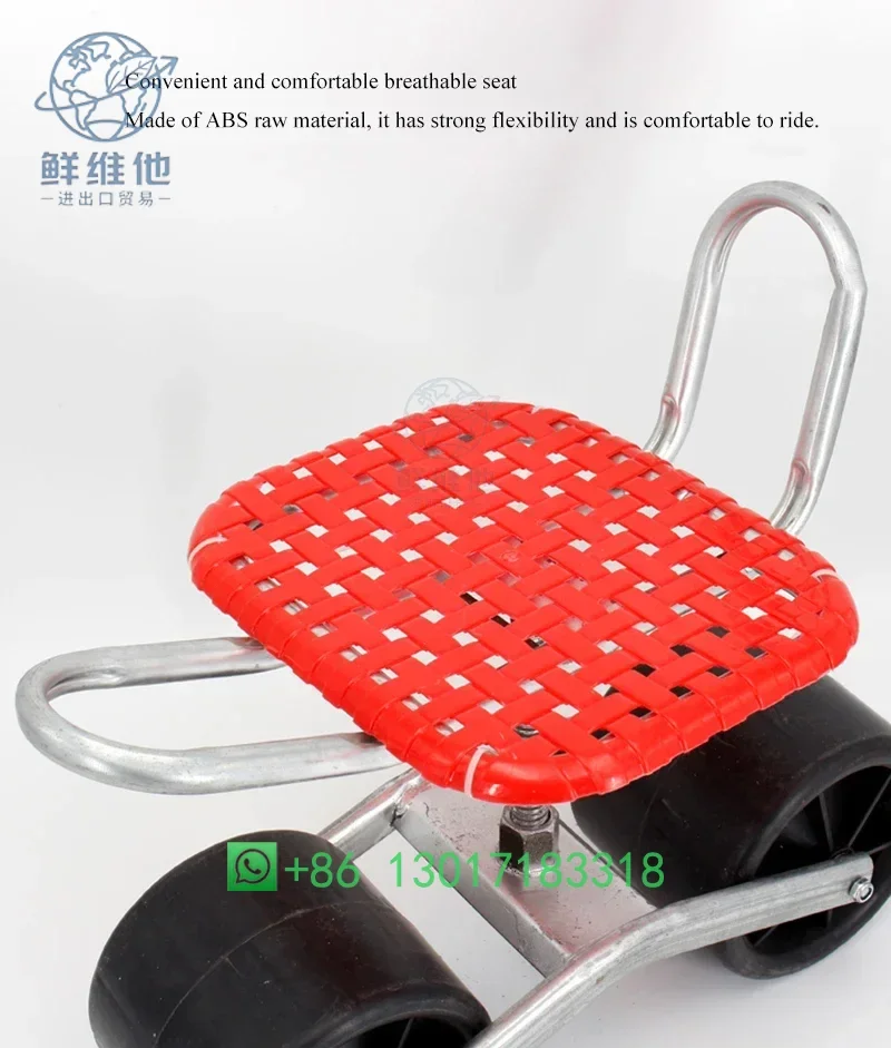 Height Adjustable Rolling Garden Stool 360° Swivel Seat Lawn Gardening Work Bench
Height Adjustable Rolling Garden Stool 360° Swivel Seat Lawn Gardening Work Bench