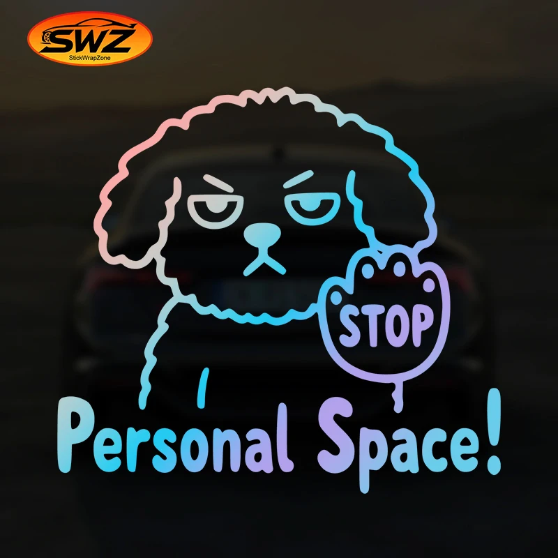 Funny Dog Car Sticker "Personal Space!" Stop Sign Paw Vinyl Decal Keep Distance Warning Bumper Rear Window Auto Accessories
Funny Dog Car Sticker "Personal Space!" Stop Sign Paw Vinyl Decal Keep Distance Warning Bumper Rear Window Auto Accessories