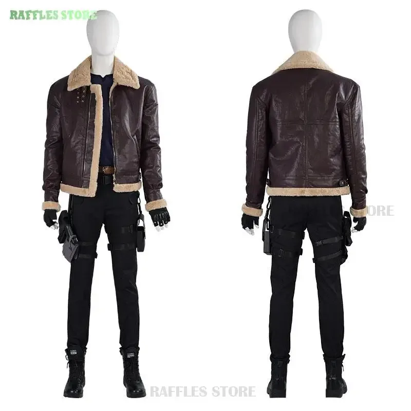 Resident 4 Remake Leon Cosplay Costume Kennedy Coat Prop Biohazar d Evil Cosplay Jacket Disguise Adult Men Halloween Costumes
Resident 4 Remake Leon Cosplay Costume Kennedy Coat Prop Biohazar d Evil Cosplay Jacket Disguise Adult Men Halloween Costumes
