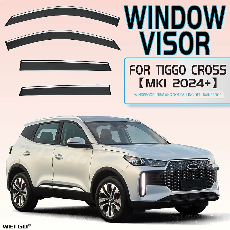 For Chery Tiggo Cross 2024+ Car Window Visor Rain Sun Shade Side Windshield Awning Auto Accessories
For Chery Tiggo Cross 2024+ Car Window Visor Rain Sun Shade Side Windshield Awning Auto Accessories