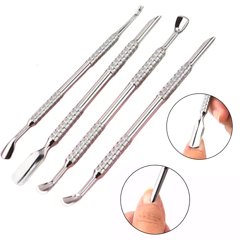 Stainless Steel Cuticle Pusher Dual Sided Shaped Double Ended Ingrown Toenail Lifter Remover Trimmer Nail Art Care Tools
Stainless Steel Cuticle Pusher Dual Sided Shaped Double Ended Ingrown Toenail Lifter Remover Trimmer Nail Art Care Tools