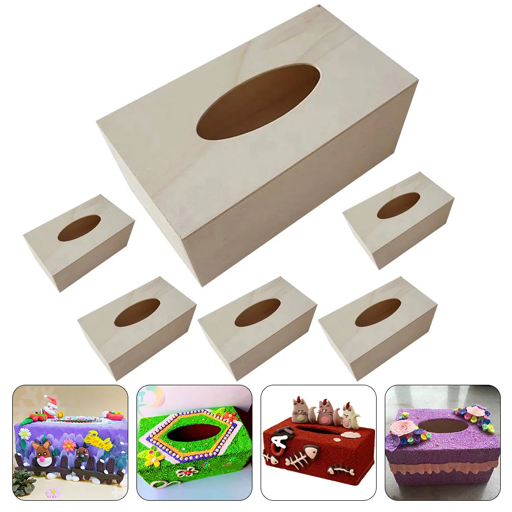 6 Pcs The DIY Tissue Box Holder for Craft Boxes Multifunction Paper Towel Dispenser Child
6 Pcs The DIY Tissue Box Holder for Craft Boxes Multifunction Paper Towel Dispenser Child