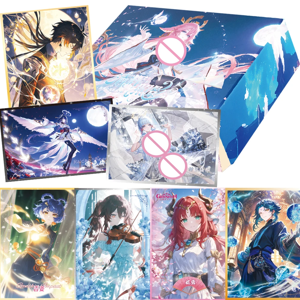 Role Playing Adventure Game Genshin Impact Open World Series Exquisite High-quality Characters Color Paper Collection Cards Gift
Role Playing Adventure Game Genshin Impact Open World Series Exquisite High-quality Characters Color Paper Collection Cards Gift