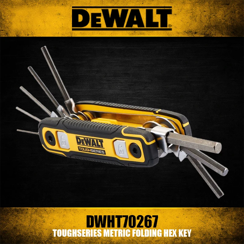 DEWALT DWHT70267 TOUGHSERIES Metric Folding Hex Key Power Tool Accessories
DEWALT DWHT70267 TOUGHSERIES Metric Folding Hex Key Power Tool Accessories