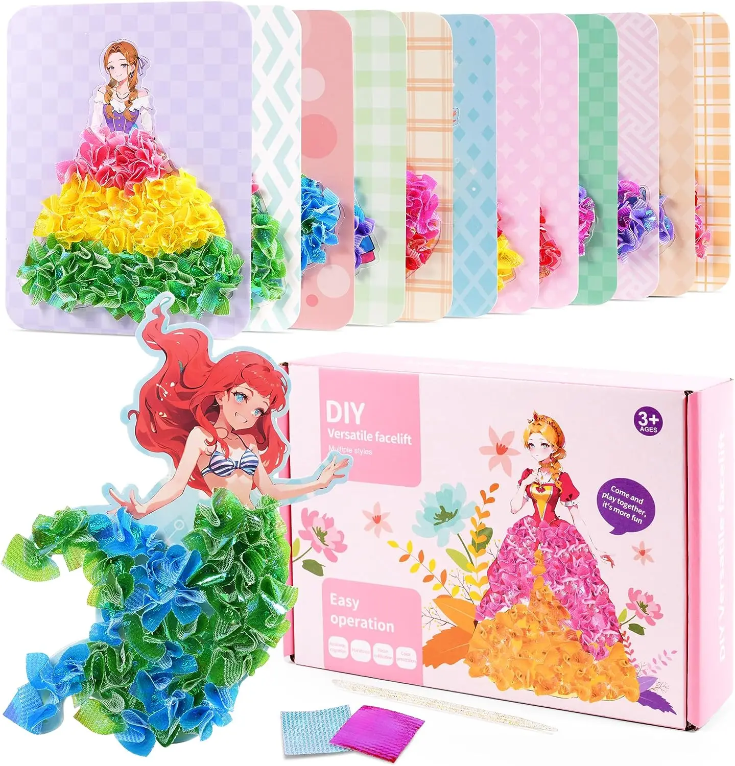 Crafts for Girls Ages Puzzle Puncture Painting with 12 Princess Board Fabric Poking Art DIY Gifts for Kids Birthday Christmas
Crafts for Girls Ages Puzzle Puncture Painting with 12 Princess Board Fabric Poking Art DIY Gifts for Kids Birthday Christmas