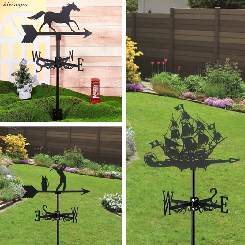 Wind Vane Metal Handicrafts, European-Style Ironwork Courtyard, Roof Garden, Farm Decoration, Recreational Vehicles, Horses,New 
Wind Vane Metal Handicrafts, European-Style Ironwork Courtyard, Roof Garden, Farm Decoration, Recreational Vehicles, Horses,New