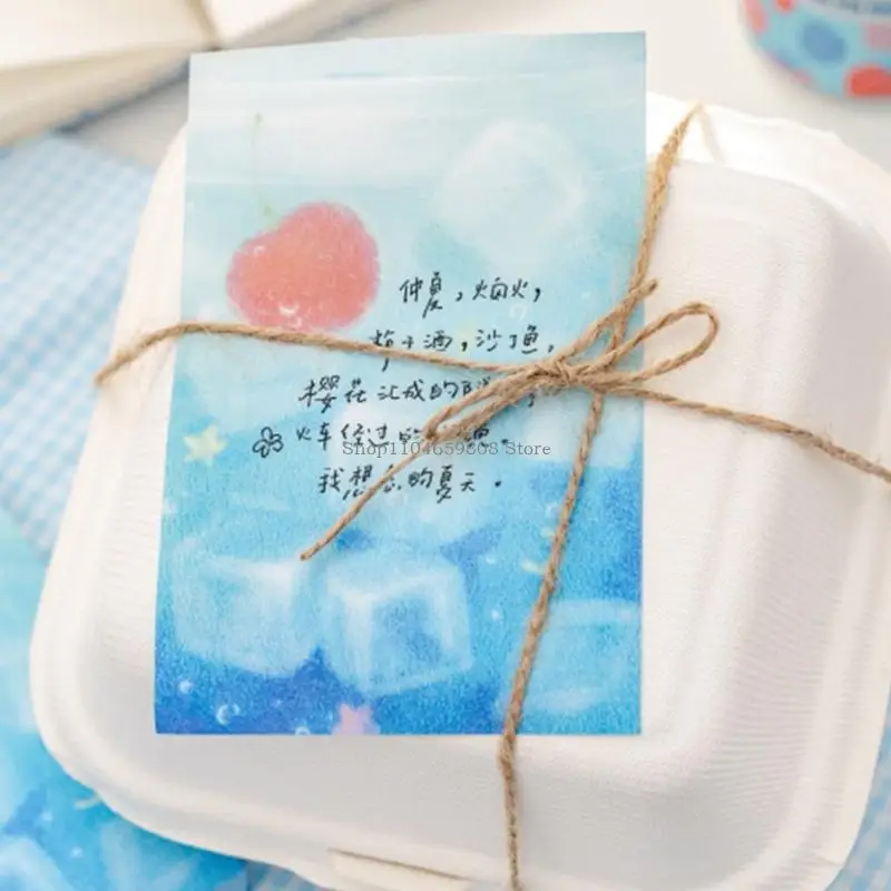 Removable Creative Hand Painted Design Note Multipurpose Notepads Adhesive Writing Pad for Journal Scrapbooking
Removable Creative Hand Painted Design Note Multipurpose Notepads Adhesive Writing Pad for Journal Scrapbooking