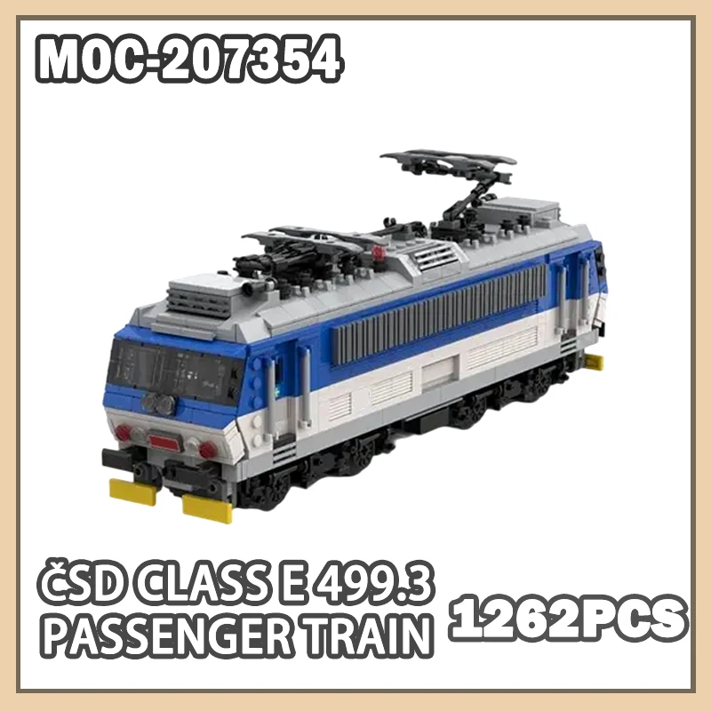 MOC- 207354 ČSD Class E 499.3 пассажирский городской поезд железнодорожная дорожка строительный блок модель сборка игрушки подарки на день рождения для взрослых 1262 шт.
MOC- 207354 ČSD Class E 499.3 пассажирский городской поезд железнодорожная дорожка строительный блок модель сборка игрушки подарки на день рождения для взрослых 1262 шт.