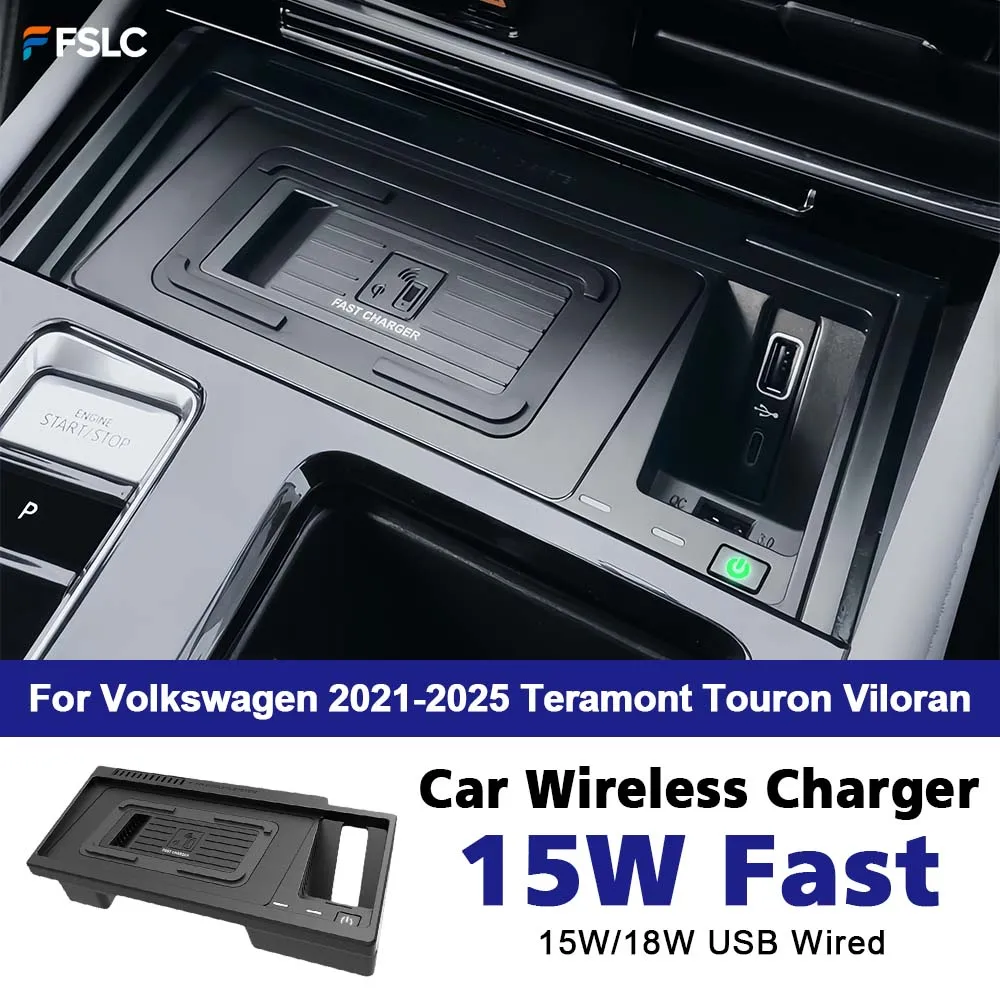 ⭐Genuine⭐ Wireless Charger Auto Parts Black For Volkswagen 2021-2025 Teramont Touron Viloran Cell Phone Plate Adapter Interior
⭐Genuine⭐ Wireless Charger Auto Parts Black For Volkswagen 2021-2025 Teramont Touron Viloran Cell Phone Plate Adapter Interior