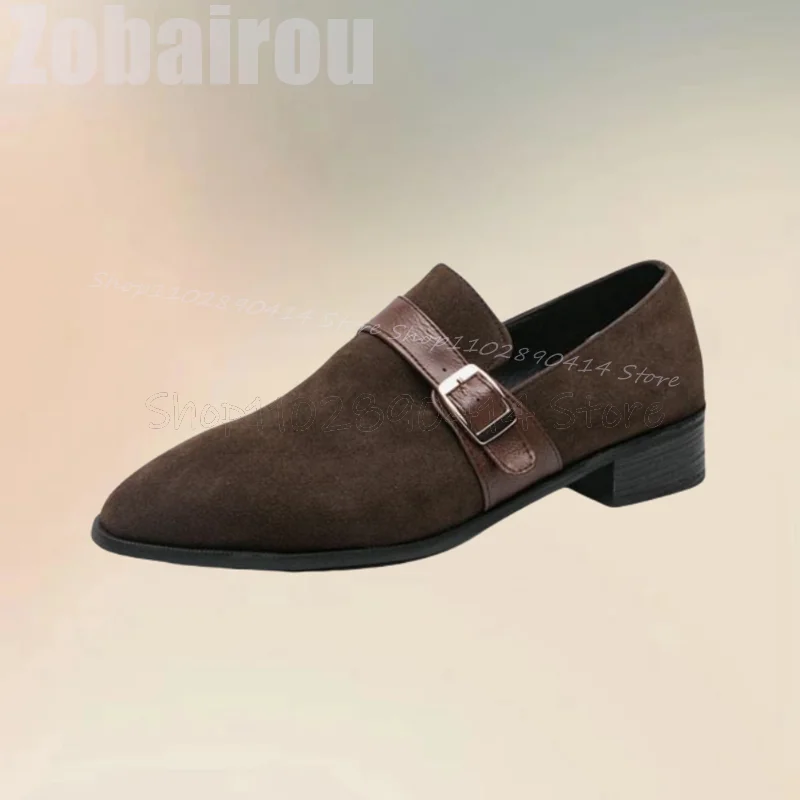 Black Brown Buckle Decor Low Top Flock Loafers Fashion Slip On Men Shoes Luxurious Handmade Party Feast Banquet Men Casual Shoes
Black Brown Buckle Decor Low Top Flock Loafers Fashion Slip On Men Shoes Luxurious Handmade Party Feast Banquet Men Casual Shoes