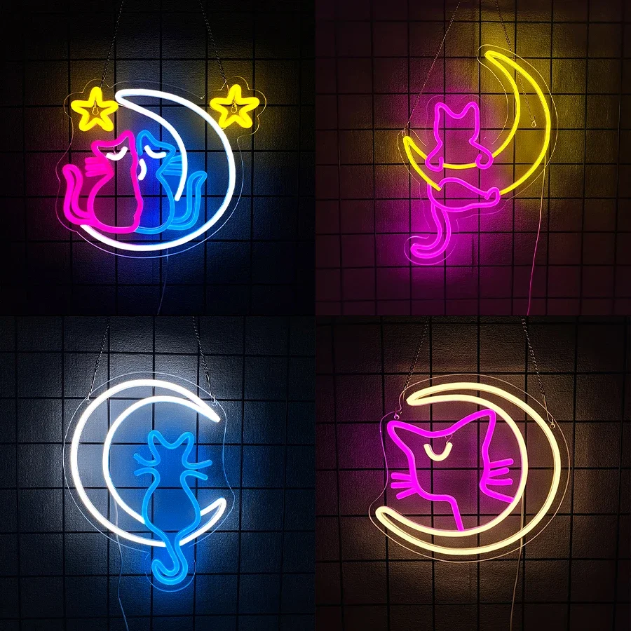Light Up Sign For Game Room,Bar,Party,Man Cave Decor,Living Room Decor,Club,Pet Shop Moon Cat Series Neon Sign For Wall Decor
Light Up Sign For Game Room,Bar,Party,Man Cave Decor,Living Room Decor,Club,Pet Shop Moon Cat Series Neon Sign For Wall Decor