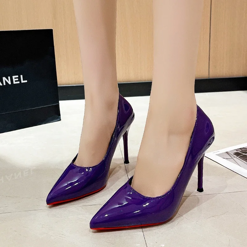 Ladies Shoes 2025 High Quality Shallow Women's High Heels Fashion Party Plus Size Solid Best Seller Sexy Pointed Toe Heels Women
Ladies Shoes 2025 High Quality Shallow Women's High Heels Fashion Party Plus Size Solid Best Seller Sexy Pointed Toe Heels Women