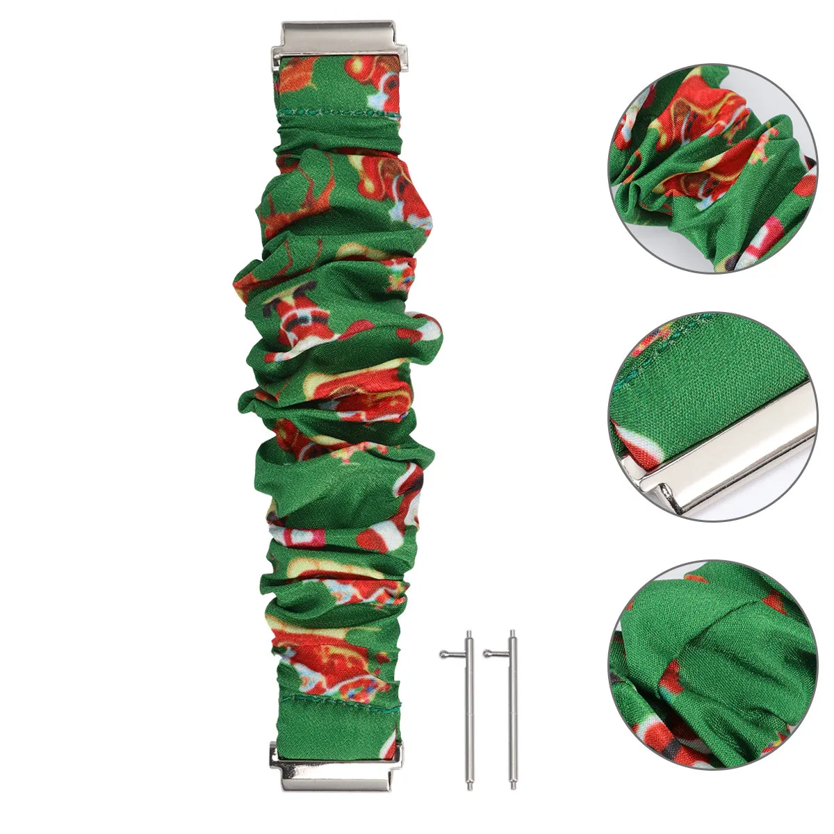 Hair Ring Design Watchband Christmas Pattern Strap for 2 Soft Skin Friendly Band Stylish Wearable Gift
Hair Ring Design Watchband Christmas Pattern Strap for 2 Soft Skin Friendly Band Stylish Wearable Gift