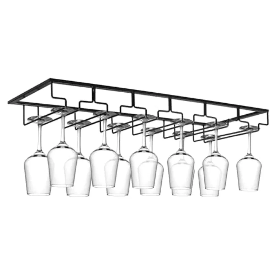 Wine Glass Rack Under Cabinet Extreme Large Stemware Hanger Metal Wine Goblet Holder DIY Bar Glass Storage Rack for Bar Counter
Wine Glass Rack Under Cabinet Extreme Large Stemware Hanger Metal Wine Goblet Holder DIY Bar Glass Storage Rack for Bar Counter