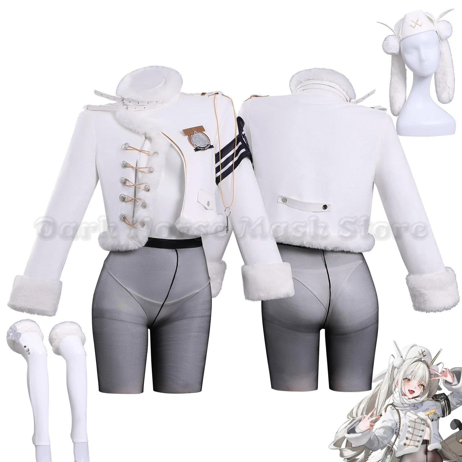 Game Victory Short Plush Jacket Sexy Blanc New Skin Fortune Express Costume Cosplay Goddeesss Pantyhose Bikini Suit Comic Con
Game Victory Short Plush Jacket Sexy Blanc New Skin Fortune Express Costume Cosplay Goddeesss Pantyhose Bikini Suit Comic Con