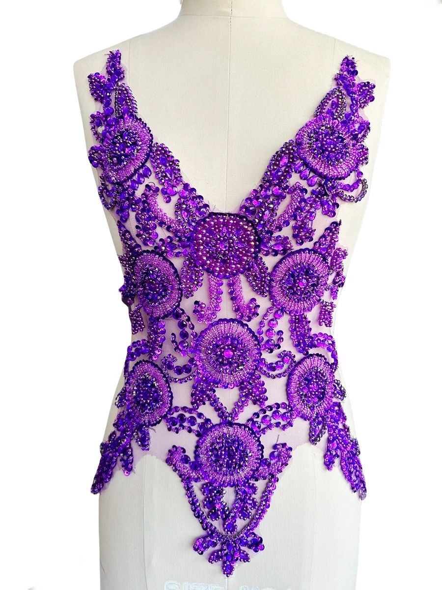 14 Colors Evening Dress Fabric Handmade Crystal Gown Accessories Material Luxury V Neck Full Beads On Tulle Apparel Decoration
14 Colors Evening Dress Fabric Handmade Crystal Gown Accessories Material Luxury V Neck Full Beads On Tulle Apparel Decoration