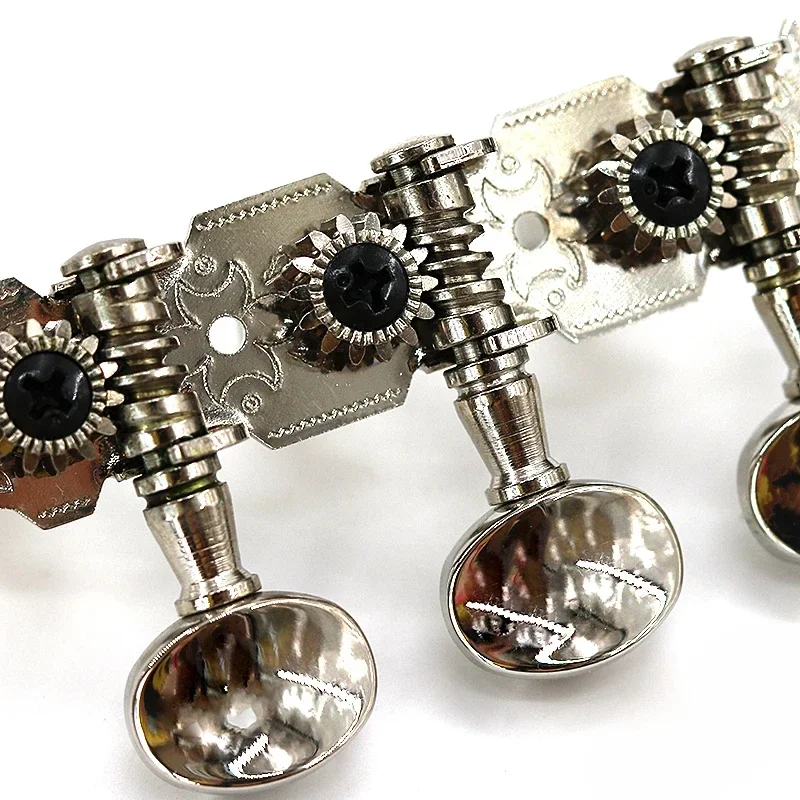 Guitar String Tuning Pegs for 3-String Instruments Machine Head Tuners Accessory
Guitar String Tuning Pegs for 3-String Instruments Machine Head Tuners Accessory