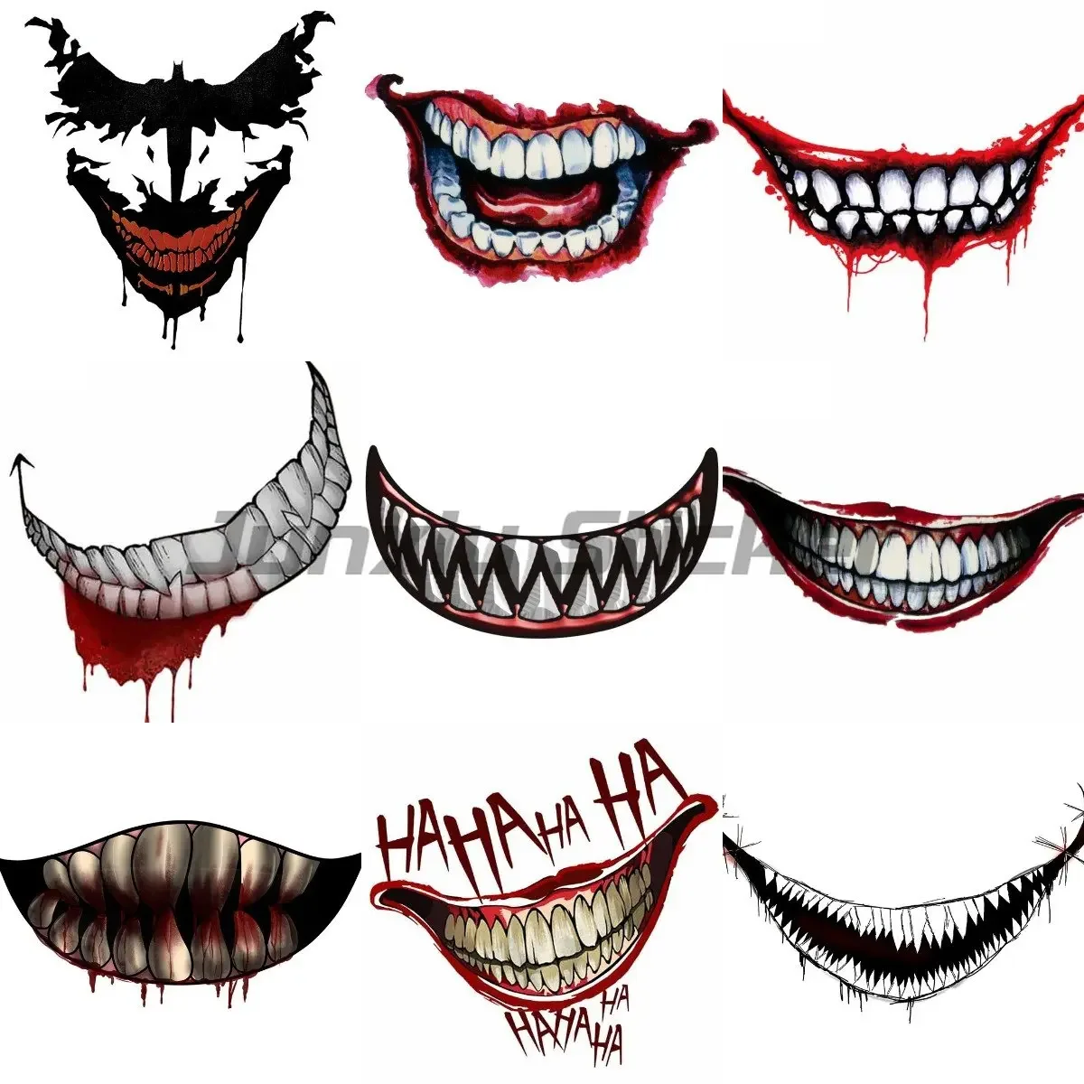 Scary Demon Big Mouth Teeth PVC Sticker for Decorate Truck Van Bicycle Van Motorcycle Helmet Car Window Wall Decal
Scary Demon Big Mouth Teeth PVC Sticker for Decorate Truck Van Bicycle Van Motorcycle Helmet Car Window Wall Decal