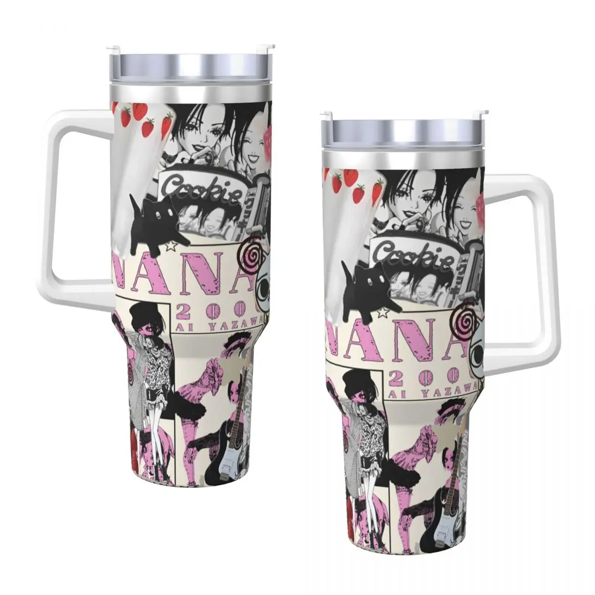 NANA Tumbler Japanese Anime Cold Drink Water Bottle Portable Stainless Steel Coffee Mug Graphic Beach Car Mugs
NANA Tumbler Japanese Anime Cold Drink Water Bottle Portable Stainless Steel Coffee Mug Graphic Beach Car Mugs