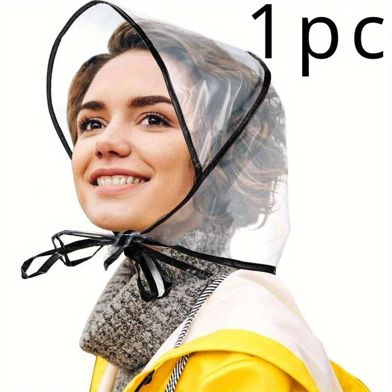 1pc Transparent Plastic Bonnet for Women, Foldable,Portable, Hand Washable,Travel Friendly Design for Outdoor Use.
1pc Transparent Plastic Bonnet for Women, Foldable,Portable, Hand Washable,Travel Friendly Design for Outdoor Use.