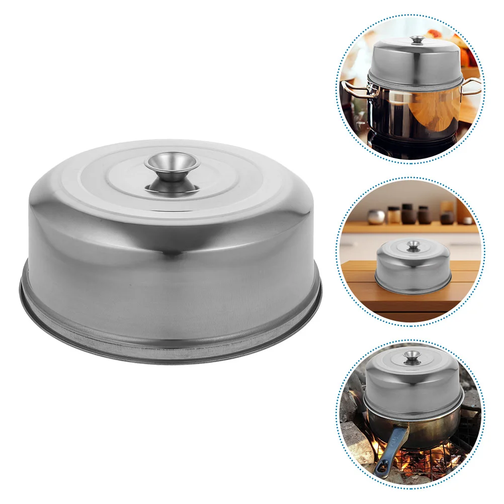 Thickened Stainless Steel Steamer Dinner Cover Cooking Tools Cool Dish Accessories Bbq Flat Grill Basting Food Cloche
Thickened Stainless Steel Steamer Dinner Cover Cooking Tools Cool Dish Accessories Bbq Flat Grill Basting Food Cloche