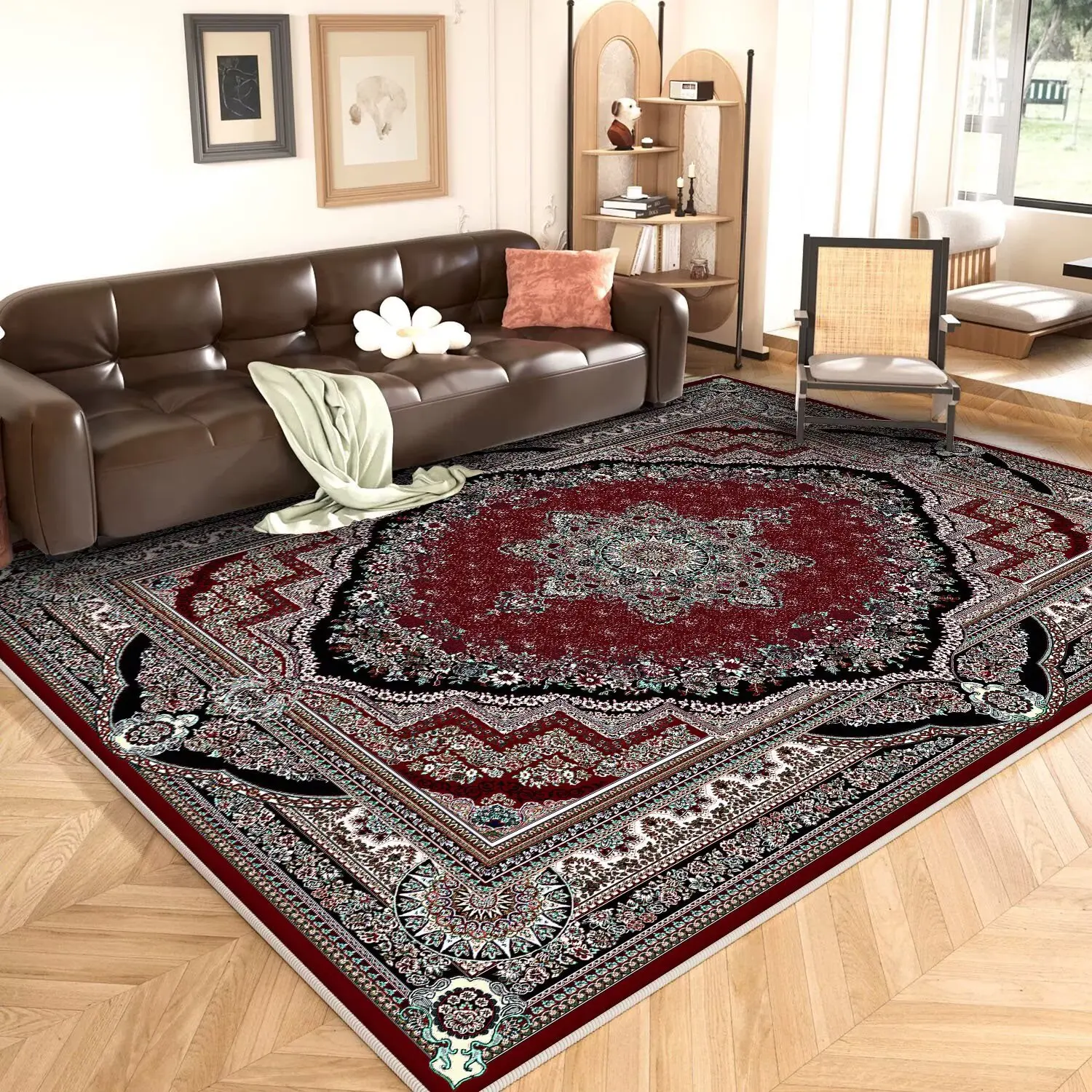European Style Retro Living Room Carpet Persian Large Area Plush Decoration Rugs Foldable Sofa Coffee Tables Non-slip Floor Mat
European Style Retro Living Room Carpet Persian Large Area Plush Decoration Rugs Foldable Sofa Coffee Tables Non-slip Floor Mat