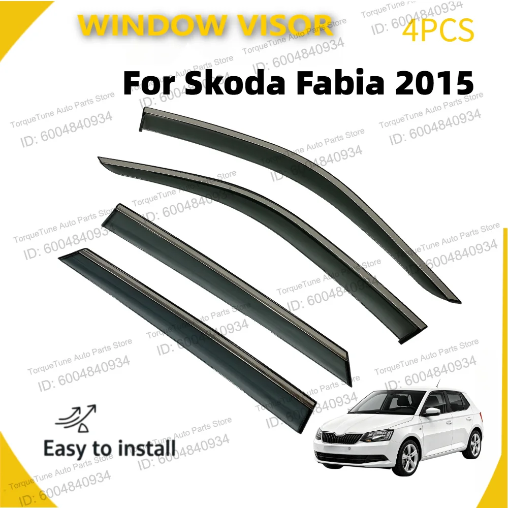Premium 4Pcs Window Visors for Skoda Fabia 2015 - High-End Injection PC Wind Deflectors, Sun Rain Guards, Side Vent Visor
Premium 4Pcs Window Visors for Skoda Fabia 2015 - High-End Injection PC Wind Deflectors, Sun Rain Guards, Side Vent Visor