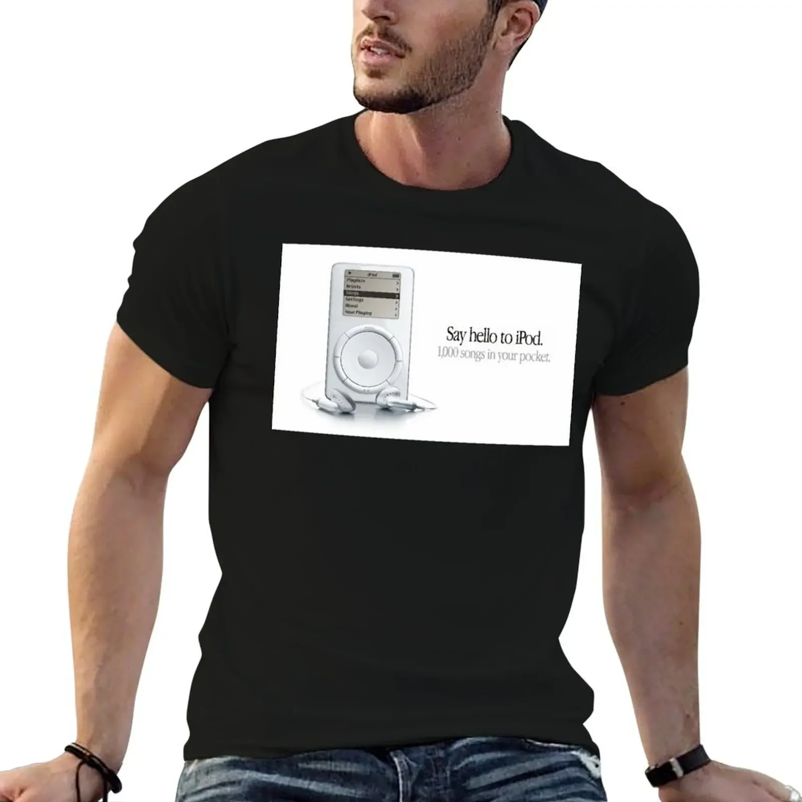 Vintage Apple: iPod 1000 songs in your pocket. T-Shirt cute tops cotton graphic tees mens t shirts top quality
Vintage Apple: iPod 1000 songs in your pocket. T-Shirt cute tops cotton graphic tees mens t shirts top quality