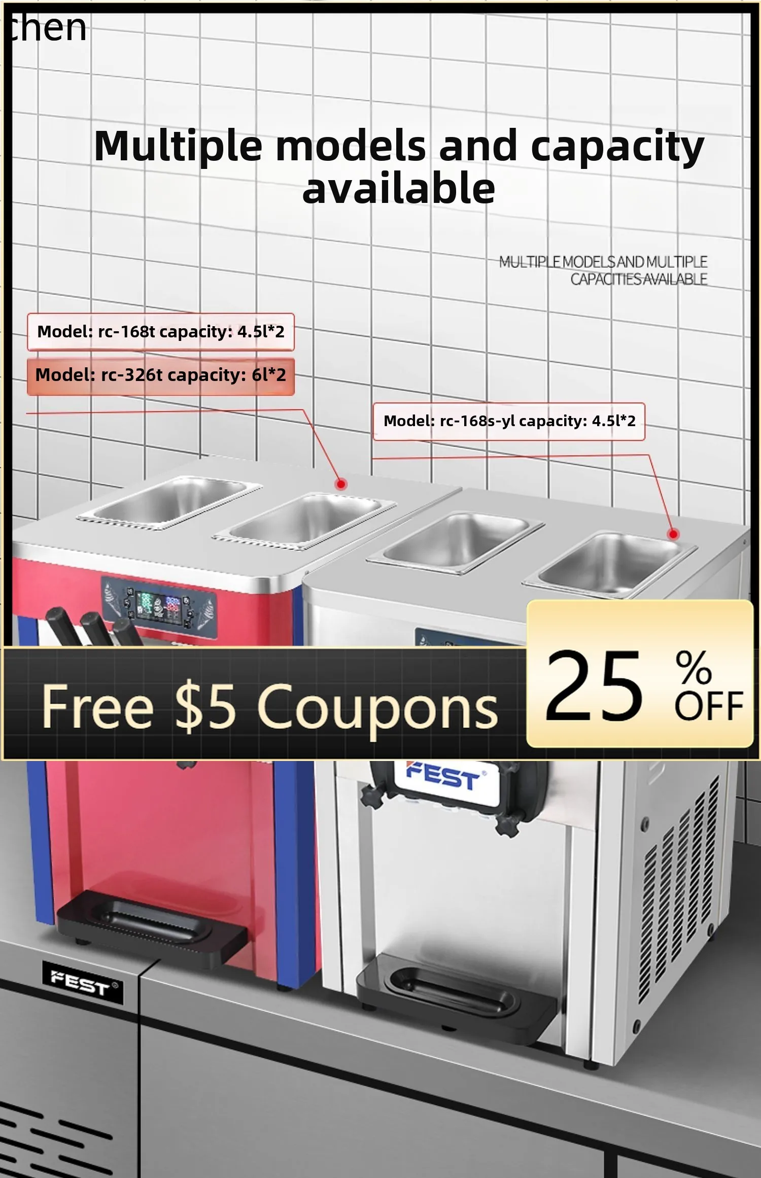 Автоматическая машина для приготовления мороженого D28, настольная, с тремя насадками, для мягкого мороженого и сандей.
Автоматическая машина для приготовления мороженого D28, настольная, с тремя насадками, для мягкого мороженого и сандей.