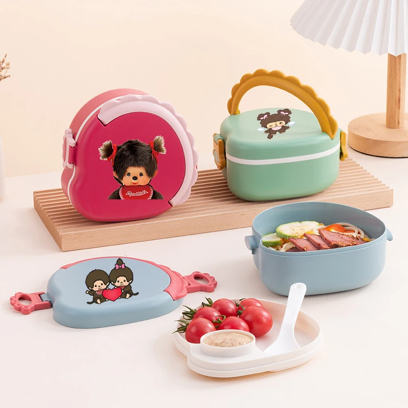 Monchhichi Lunch Box Kawaii Bento Box Student Portable Food Container Children Cartoon Cute Dinnerware Toast Boxes Cutlery Gift
Monchhichi Lunch Box Kawaii Bento Box Student Portable Food Container Children Cartoon Cute Dinnerware Toast Boxes Cutlery Gift