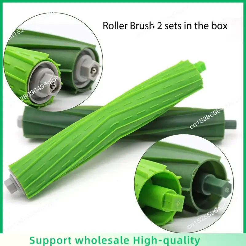 ABSF Only 1 Set Of Multi-Surface Rubber Brushes Green Rubber Vacuum Cleaner Accessories Compatible For Irobot Roomba Combo J7+/P
ABSF Only 1 Set Of Multi-Surface Rubber Brushes Green Rubber Vacuum Cleaner Accessories Compatible For Irobot Roomba Combo J7+/P