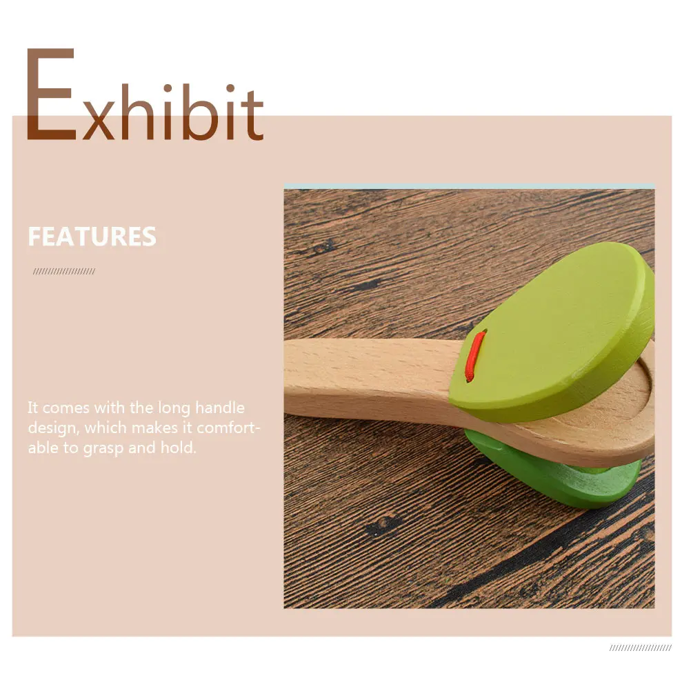 4 Pcs Speaker Teaching Aids Education Toys Percussion Musics Handle Instrument Wood Castanet Toddler Kids
4 Pcs Speaker Teaching Aids Education Toys Percussion Musics Handle Instrument Wood Castanet Toddler Kids