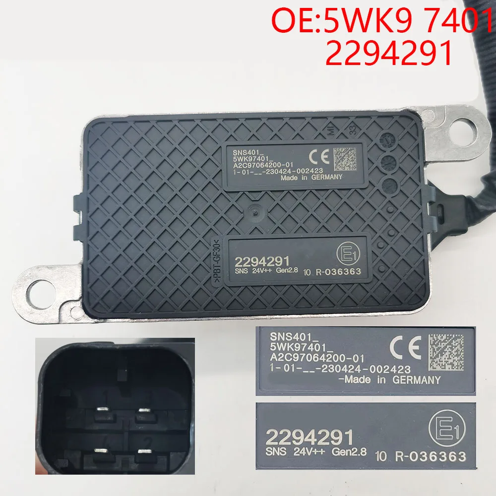 For 2294291/2064769/2247381/2296801 5WK9 7401 5WK97401 Nitrogen Oxygen Sensor For Scania Motor Truck Accessoires
For 2294291/2064769/2247381/2296801 5WK9 7401 5WK97401 Nitrogen Oxygen Sensor For Scania Motor Truck Accessoires