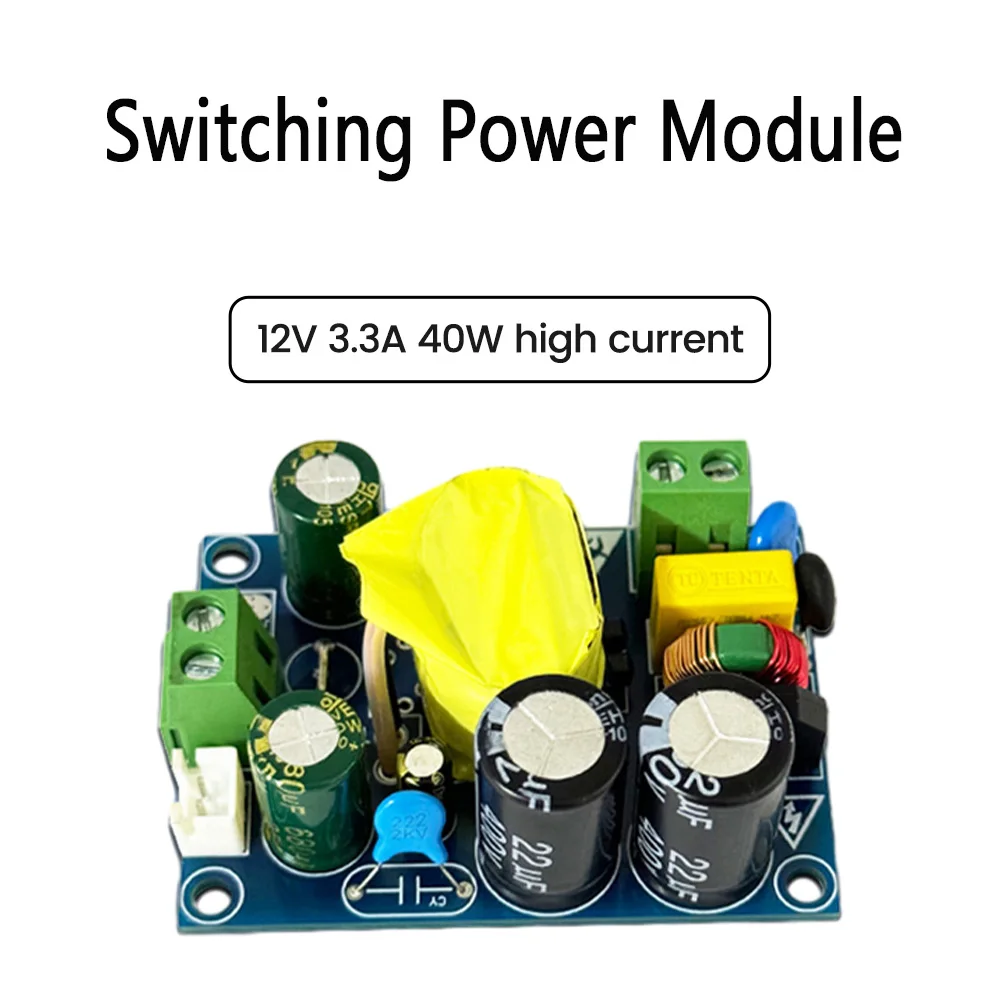 AC 90-250V to DC 12V SC1933C Isolation Switch Power Module Voltage Reduction Module 3.3A 40W Step Down Buck Converter Board
AC 90-250V to DC 12V SC1933C Isolation Switch Power Module Voltage Reduction Module 3.3A 40W Step Down Buck Converter Board