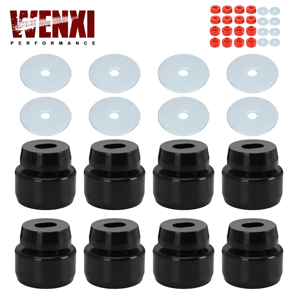 24PCS 7-141 Body & Cab Mount Bushing Kit For 1999-2014 Chevy Silverado & GMC Sierra 1500/2500/2500HD 2WD/4WD Washers
24PCS 7-141 Body & Cab Mount Bushing Kit For 1999-2014 Chevy Silverado & GMC Sierra 1500/2500/2500HD 2WD/4WD Washers